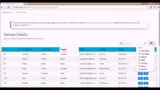BootGrid plugin implementation in Laravel - Working Demo || justlaravel.com