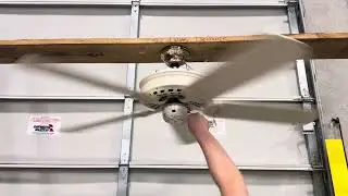 SOLD Casablanca Clairemont Ceiling Fan (After Fixing)