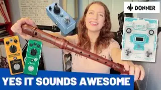 Guitar pedals and... recorder? | Team Recorder