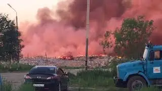 Усинск - Пожар