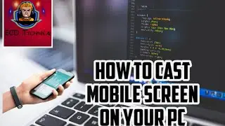 How to cast or mirror your mobile phone screen to your pc browser without download || ECD Technical