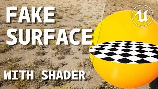 Fake Surface via Shader - Unreal Engine 5 Tutorial