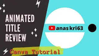 How to Quick Animate Title review in 