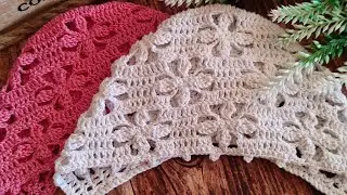 ЧЕПЧИК крючком 0- 3 месяцев. 1 ЧАСТЬ / CROCHET CAP 0-3 months