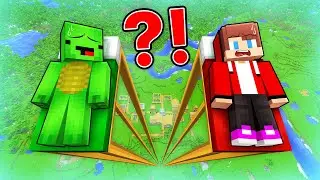 JJ and Mikey Survive on TALLEST BEDS in Minecraft - Maizen
