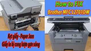 How to Fix Brother MFC L2701DW Printer Paper Jams: Curled Paper & Thick Paper Jam Solutions
