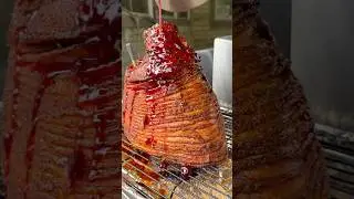 Bourbon Cherry Glazed Spiral Spiced Double Smoked Ham 🔥🔥