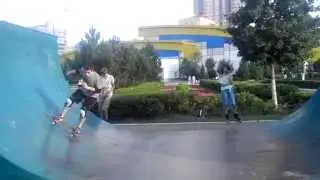 Большая скейт рампа