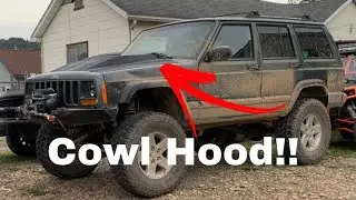DIY Cowl hood Jeep xj