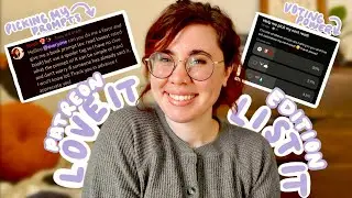 Love it or List it: Patreon controls what I read