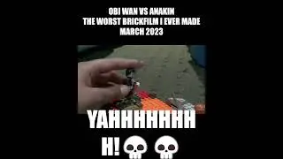 I recreated Obi Wan Vs Anakin in Lego but it's the worst lego animation I ever made💀