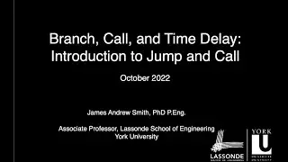 Branch, Call, and Time Delay: Introduction to Jumping and Calling