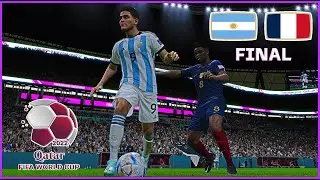Final FIFA World Cup 2022 ● Argentina vs Francia ● Pes 2021