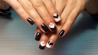 Дизайн ногтей гель-лак Shellac - роспись ногтей (уроки дизайна ногтей)