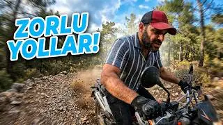 A Tough Motorcycle Trip Through the Forest! (I Wasn't Expecting a Road Like This 😱)