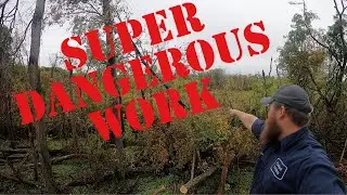 Straight Wind Storm Blows Down Acres: Dangerous Work