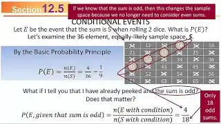 MATH 110 Sec12.5 (S2020): Conditional Probability