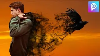 PicsArt Tutorial Smoke Crow Effect | PicsArt - Editing - Tutorial