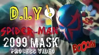 How to Make A Spider-man 2099 Mask | Process Video