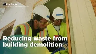 Creating green jobs and reducing waste in construction and building removal