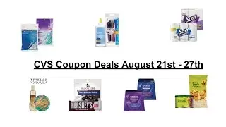 CVS Coupon Deals Aug 21st – Aug 27th (Toilet Paper, Snacks, Floss and MORE!)