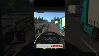 Sunset Scania driving 