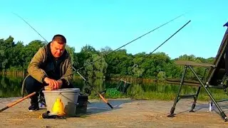 Рыбалка на Реке в Дождь. Весенний КАРАСЬ и 300 000 тыс. ПОДПИСЧИКОВ !!! СПАСИБО!!!