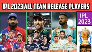 Part 2 - RCB Released Players 2023 along with DC , LSG , SRH and RR Released players 2023