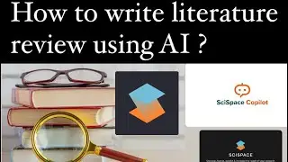 How to write literature review using Al Free Al tool for literature review | SciSpace AI Literature