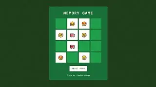 Memory Game in JavaScript 009