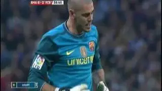 Гол Педро в матче Реал Мадрид - Барселона (0:2)