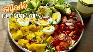 Si tu as ces ingrédients : Réalises cette Salade #salad #avocat #tomatecerise #recette #food