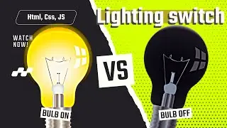 How to Create a Bulb Switch with HTML, CSS, and JavaScript | Easy Web Development Tutorial