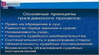 Тема 11 Основы процессульных отраслей права