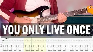 You Only Live Once The Strokes Guitar Tab Cover Lesson Tutorial
