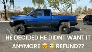 He asked for a refund 2 minutes after buying the truck!! 😡 STORY TIME!