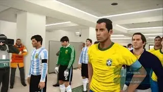 PES 2017: Brazil 1970 vs Argentina 1978 (World Cup Champions Tournament Match 1)