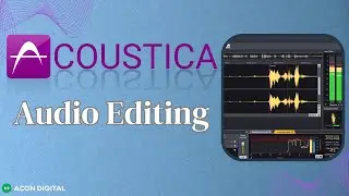 Acoustica 07: Basic Audio Manipulation and Editing (Volume, Cut, Fade, Reverse, Silence)
