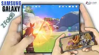 Samsung Z Fold 6 Genshin Impact Gaming review | FPS & Battery Drain test