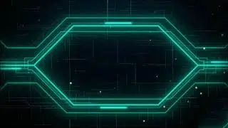 neon intro  title background video with music