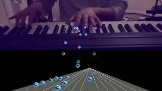 Piano Improv 3D MIDI Animation - DaVinci Resolve + Three.js