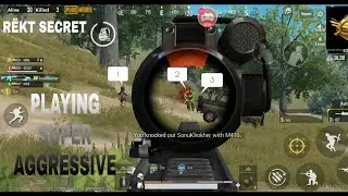 PLAYING SUPER AGGRESSIVE! | 23 KILLS SOLO vs SQUAD | PUBG Mobile | REKT SECRET