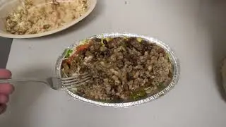 Trying the new Chipotle Cauliflower Rice