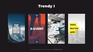 After Effects Template | Stories - Trendy I