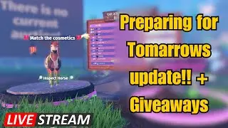 Giveaways + Preparing for tmr Update! Horse Life Livestream