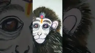 #हनुमानdrawing🙏🐒 #hanumaanshorts #बजरंवली चित्र #youtubeshorts #रामदुतहनुमानdrawing #Laxmimudiarts