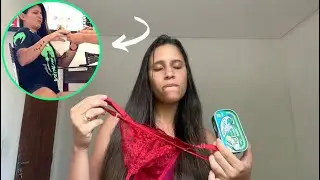 PASSEI SARDINHA NA CALCINHA E ESSA FOI A REAÇÃO DE TATIANE