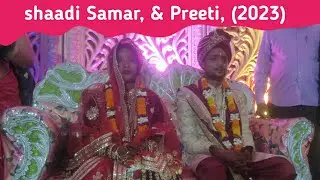 Shaadi #Samar, & Preeti, (2023) welcome manikpuri parivar my vlog