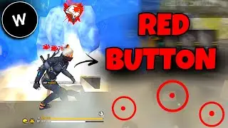 WHITE FF RED BUTTON !! 😱 AUTO HEADSHOT FREE FIRE !! 🔥