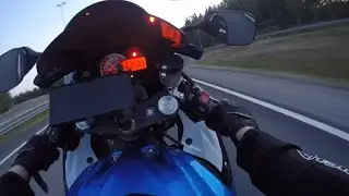 Suzuki GSXR 1000 K9 | Late Night Highway Chilling | BlackWidow Exhaust | Shiftpower Full Race Unit |